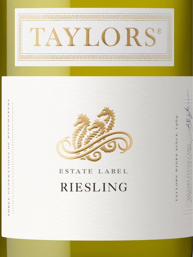 2021 Taylors Estate label riesling.