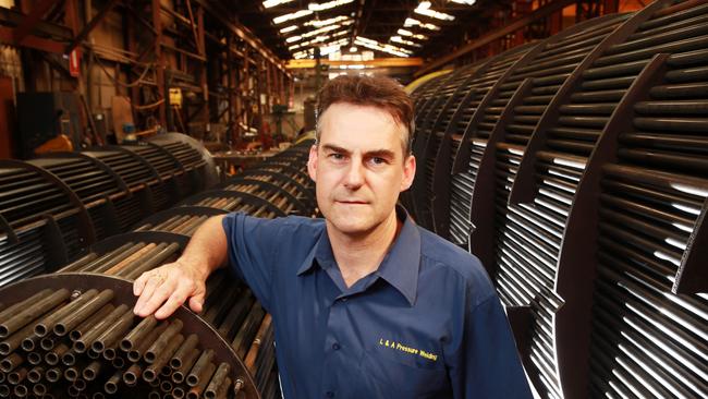 David Fox, General Manager of L &amp; A Pressure Welding Revesby / Picture: Craig Greenhill