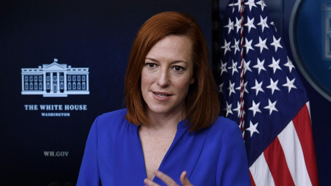 White House Press Secretary Jen Psaki. Picture: Olivier Douliery / AFP