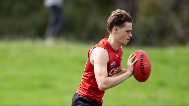 Mattaes Phillipou will be looking to find more of the ball in 2024. Picture: St Kilda FC