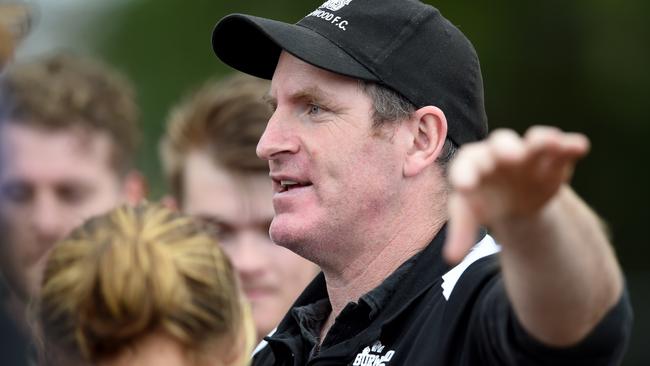 East Burwood coach Stuart Wynd. Picture: Steve Tanner