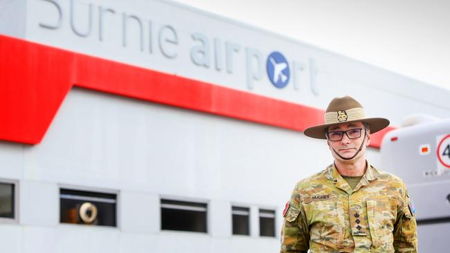 Colonel David Hughes, commander of the joint task-force in Tasmania. Picture: PATRICK GEE