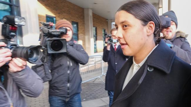 Samantha Kerr at Kingston Crown Court for day three of her trial. Picture: Jacquelin Magnay