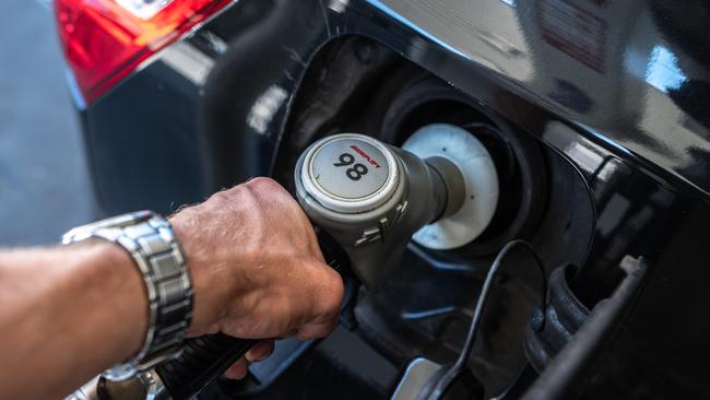 SYDNEY, AUSTRALIA - NewsWire Photos 24, JAN, 2023: A gas pump is seen at a petrol station in Sydney. Picture: NCA NewsWire / Flavio Brancaleone