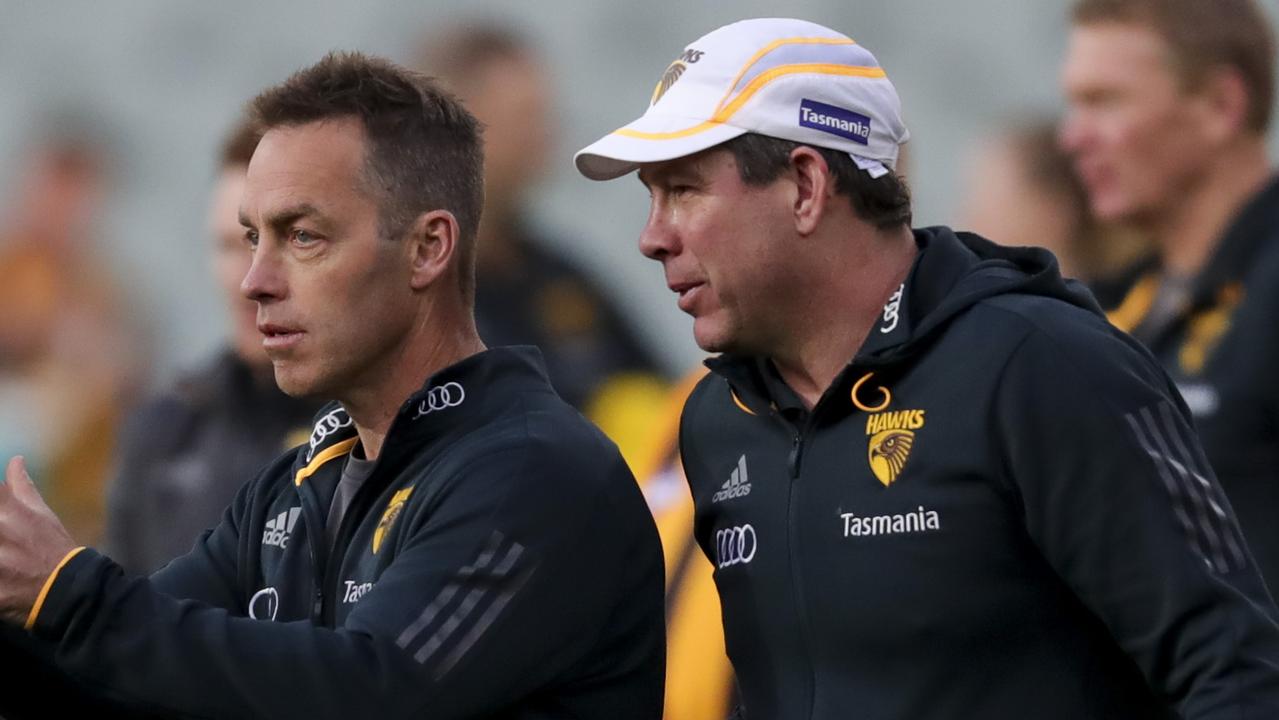 Alastair Clarkson is a big fan of Brett Ratten. Picture: Matt Turner.