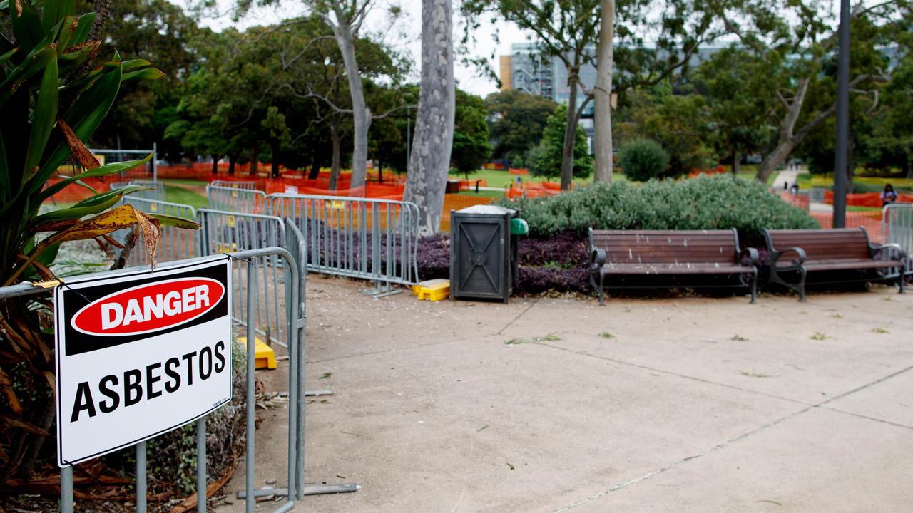 54 sites across Sydney have tested positive for asbestos as of February 22. Picture: NCA NewsWire / Nikki Short