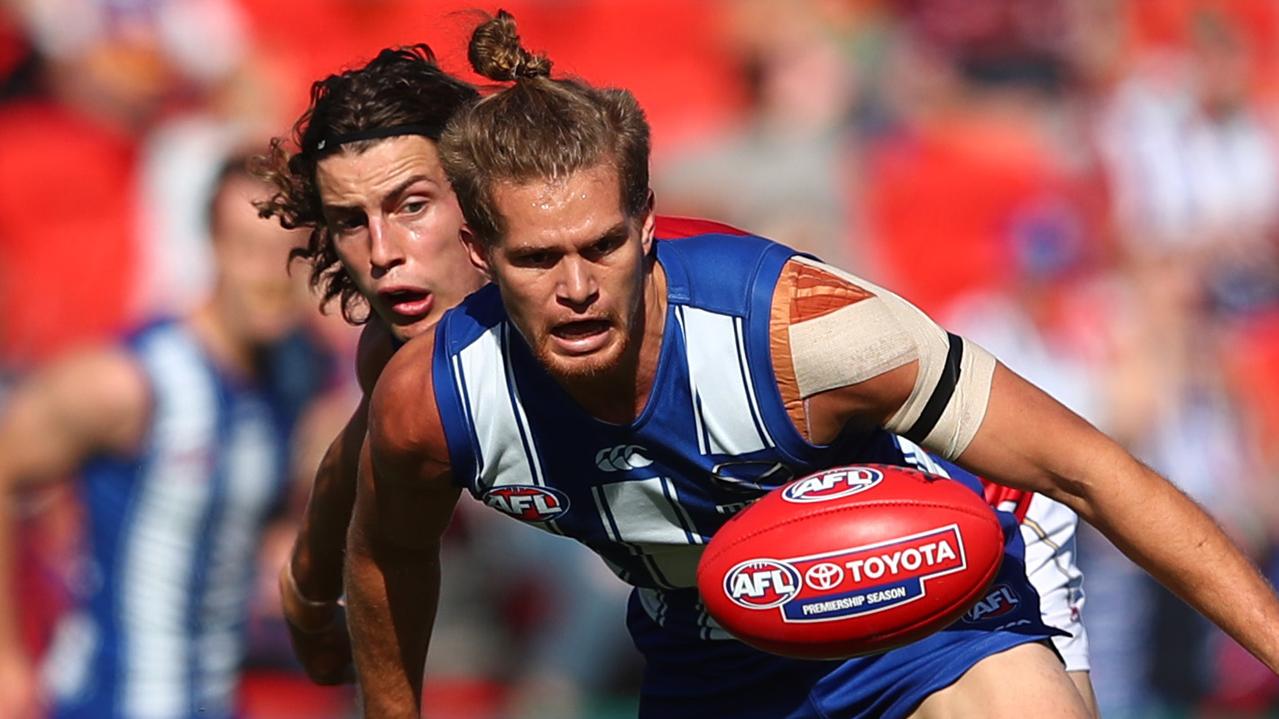 Jed Anderson is back at training. Picture: Chris Hyde/Getty Images