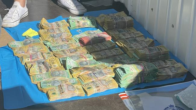 Just mind this would you? Nash never gave up who he was looking after the cash for. Picture: NSW Police