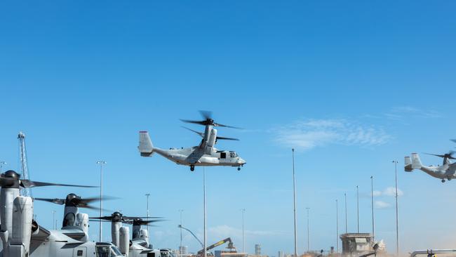 The US Marine Corps MV-22B Osprey will be used in the Pacific Air Show Gold Coast in August 2023.