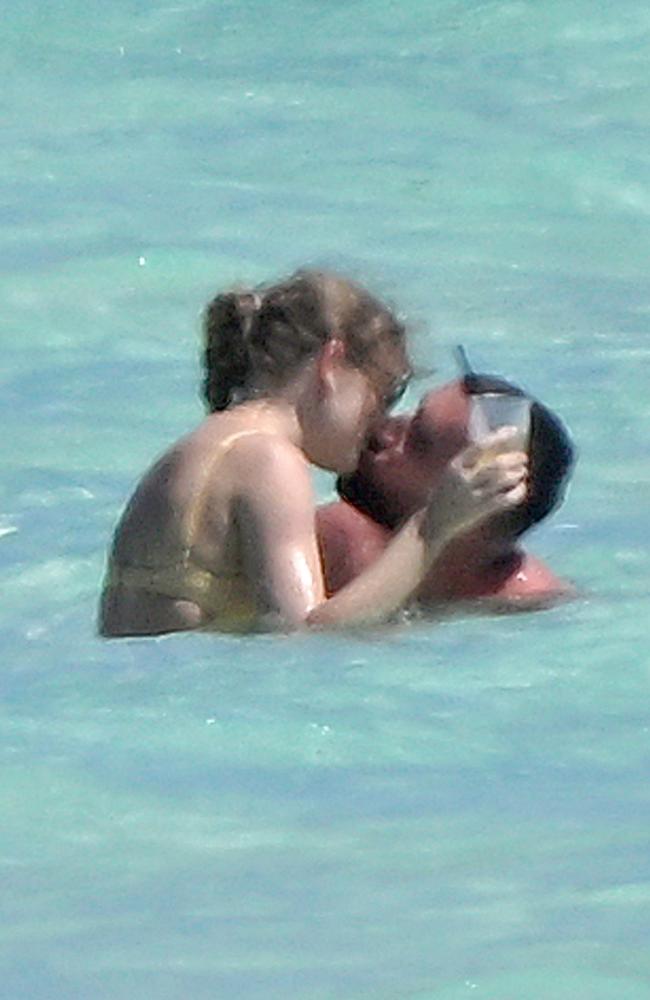 Taylor Swift and Travis Kelce were seen enjoying a very PDA filled day on the beach after a whirlwind year! Picture: Backgrid