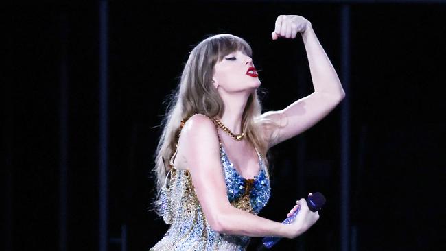 TaTaylor Swift is live in Sydney for the first time since 2018.. Picture: Richard Dobson