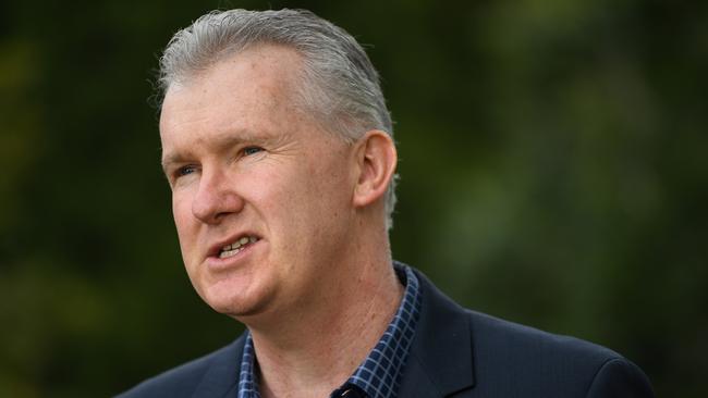 Tony Burke questioned whether the government wanted to make changes to the Fair Work Act permanent. Picture: AAP