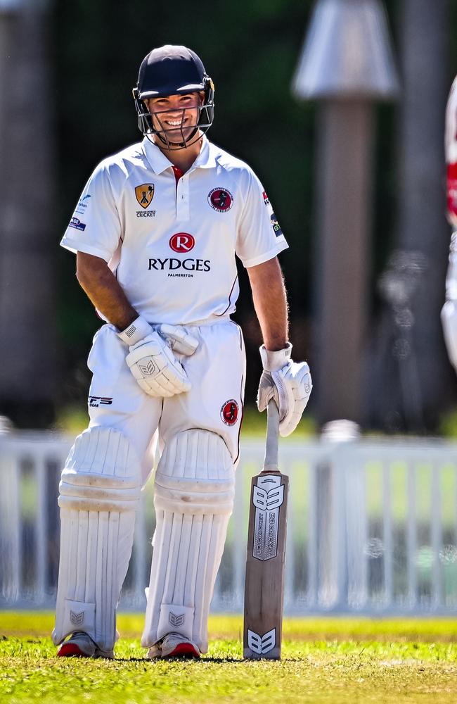 Corey Hunter playing for Southern Districts against Darwin in the 2023 season. Picture: NT Cricket