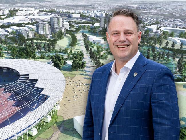 Brisbane Lord Mayor Adrian Schrinner says he would have personally backed building a brand-new stadium at the council-owned Victoria Park â but only if it could have been built for less than $3.4bn.