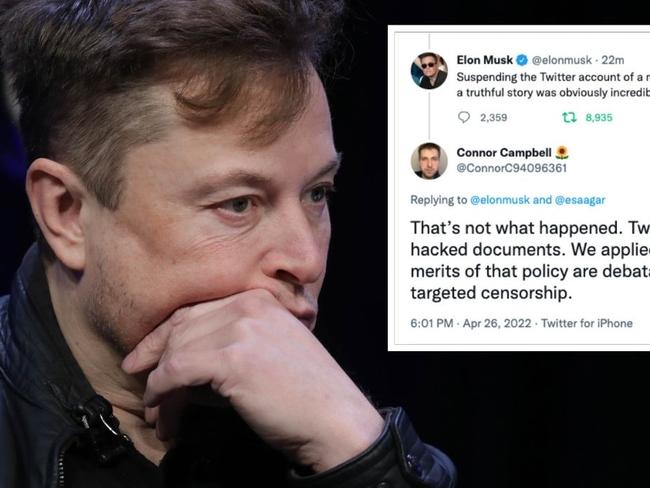 Elon Musk's purchase of Twitter has created panic among some employees. Picture: Getty