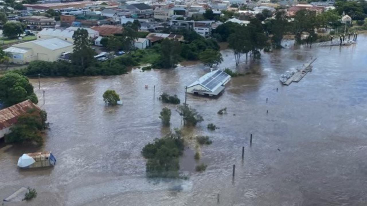 Maryborough flood February 2022, Pics: Ergon Energy