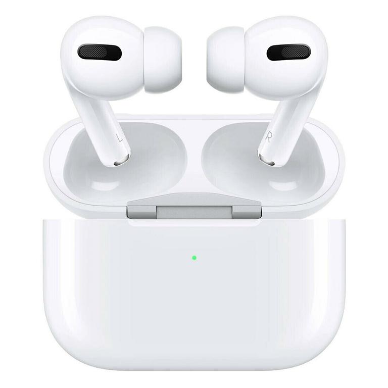 A step up from Apple’s classic AirPods, this model features noise-cancellation abilities. Picture: eBay.