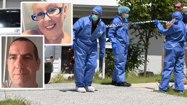 The scene at the murder-suicide at Pimpama. Photo: supplied