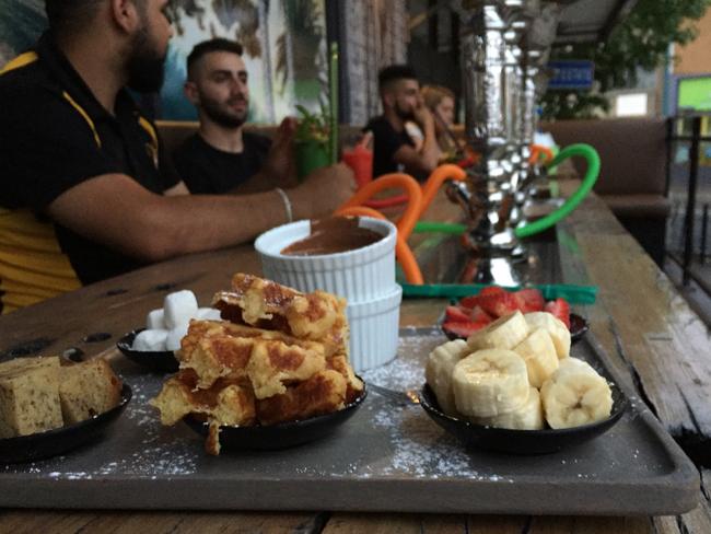 Shisha with chocolate fondue. Picture: Jenifer Jagielski