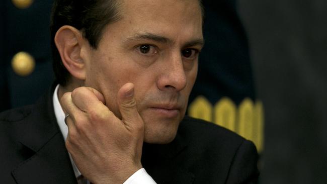 Enrique Pena Nieto, Mexico’s president. Pic: AP