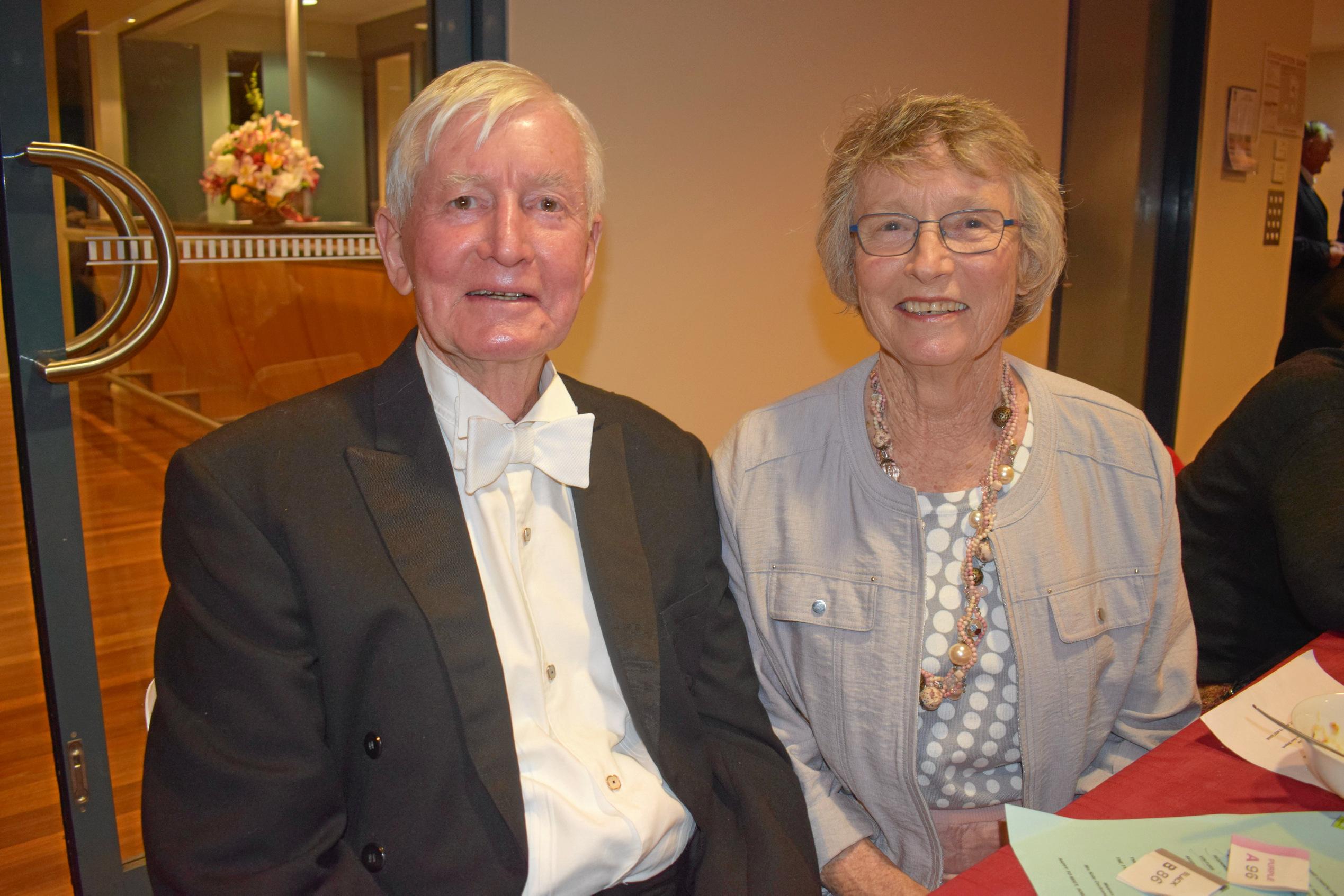 Ennis and Dorinda Schwennesen from Meandarra at the Murilla Masonic Lodge 100th Birthday banquet. Picture: Kate McCormack