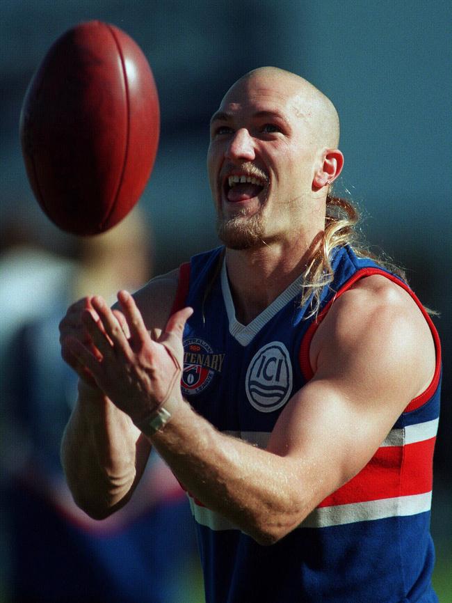 Danny Southern looked scary on the field for the dogs ...