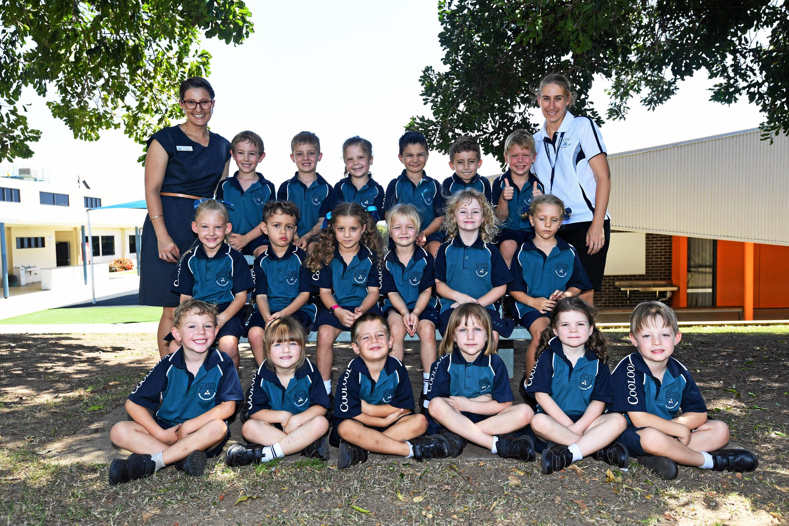 Cooloola Christian College - Back row L to RMrs Kym Ellingsen (Teacher Aide), Mrs Kylee Jones (Teacher Aide) and Mrs Monique Reid (Teacher).Middle row L to RJack Palmer, Tyler Dunn, William Gilchrist, Jayden Pascoe, Lyric Welch and James SloanFront row L to RKaitlin Ellingsen, Lillian Agnew, Madeline Wheatley, Sara-Lilly Fish-Lingard, Chloe Dean, Amaya Buchanan and Dallin BromleyAbsent: Connor Bessell, Hamish Dean, Esther-Rose Miners, Ash Krutsinger. Picture: Troy Jegers