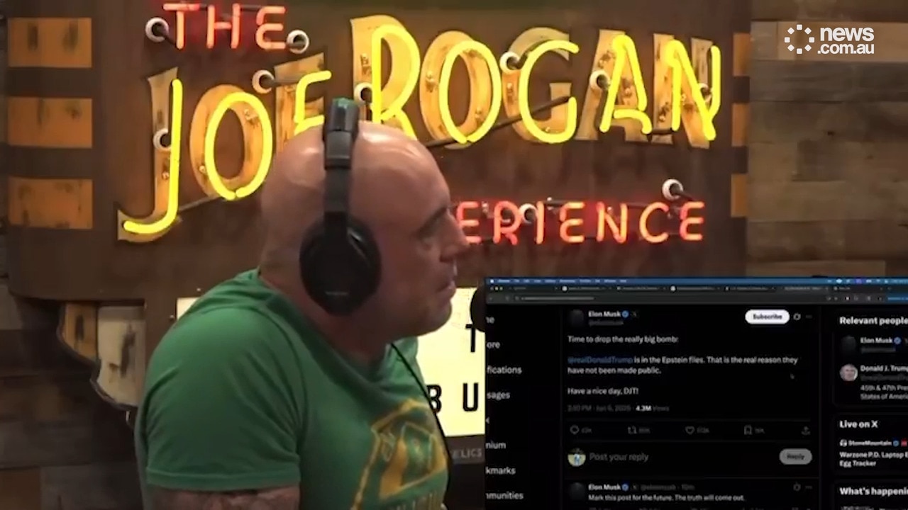 Trump-Elon war unfolds while Rogan is podcasting