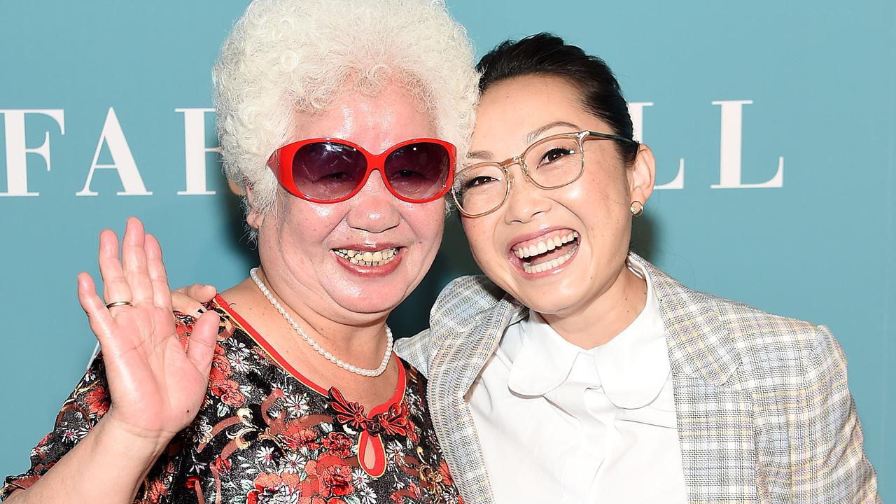 Wang with her real-life great aunt Lu Hong who plays herself in The Farewell Picture: Jamie McCarthy/Getty Images