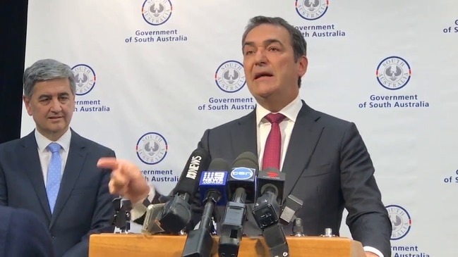 SA Premier Steven Marshall on Tuesday's budget