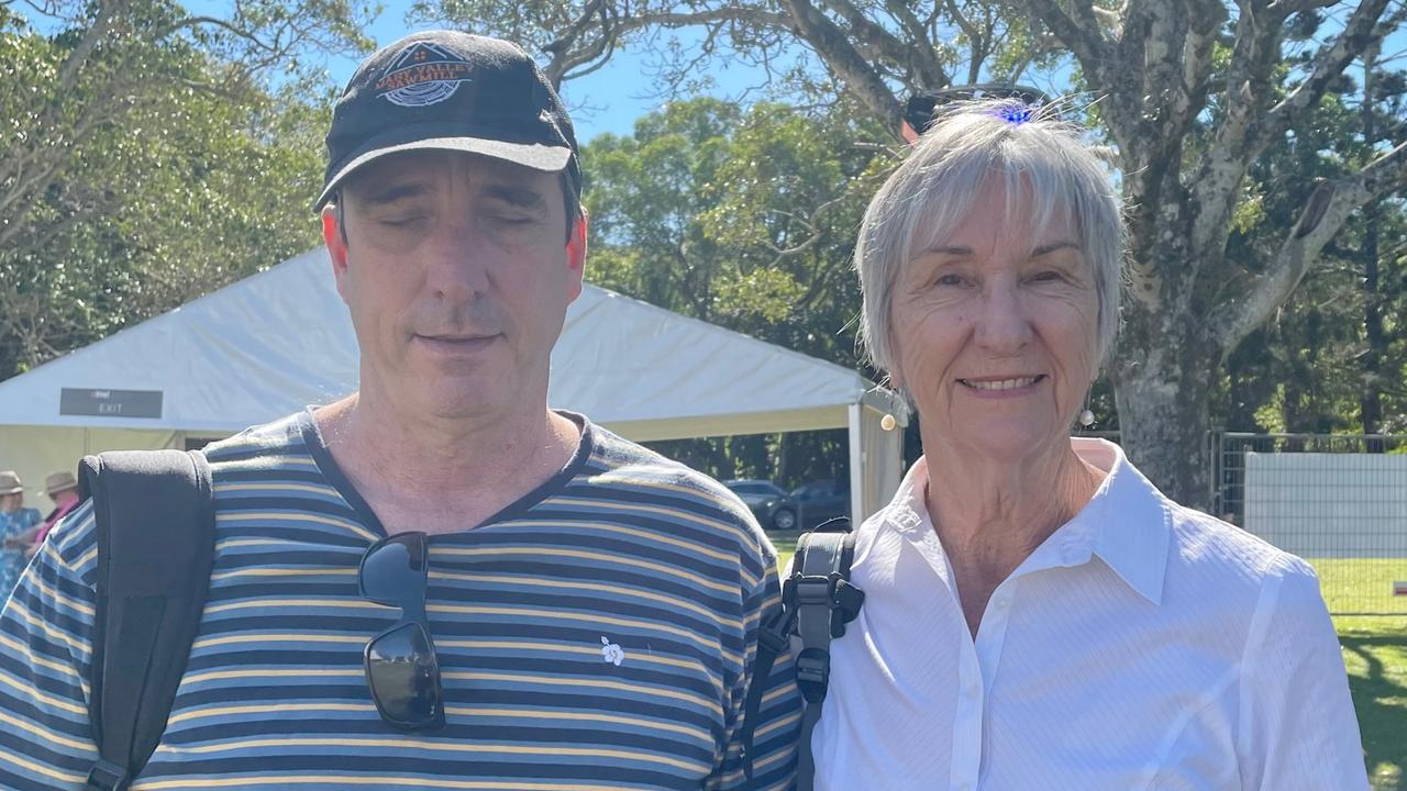 Robert and Rita Nelson at the Noosa Alive festival on Sunday July 30, 2023.