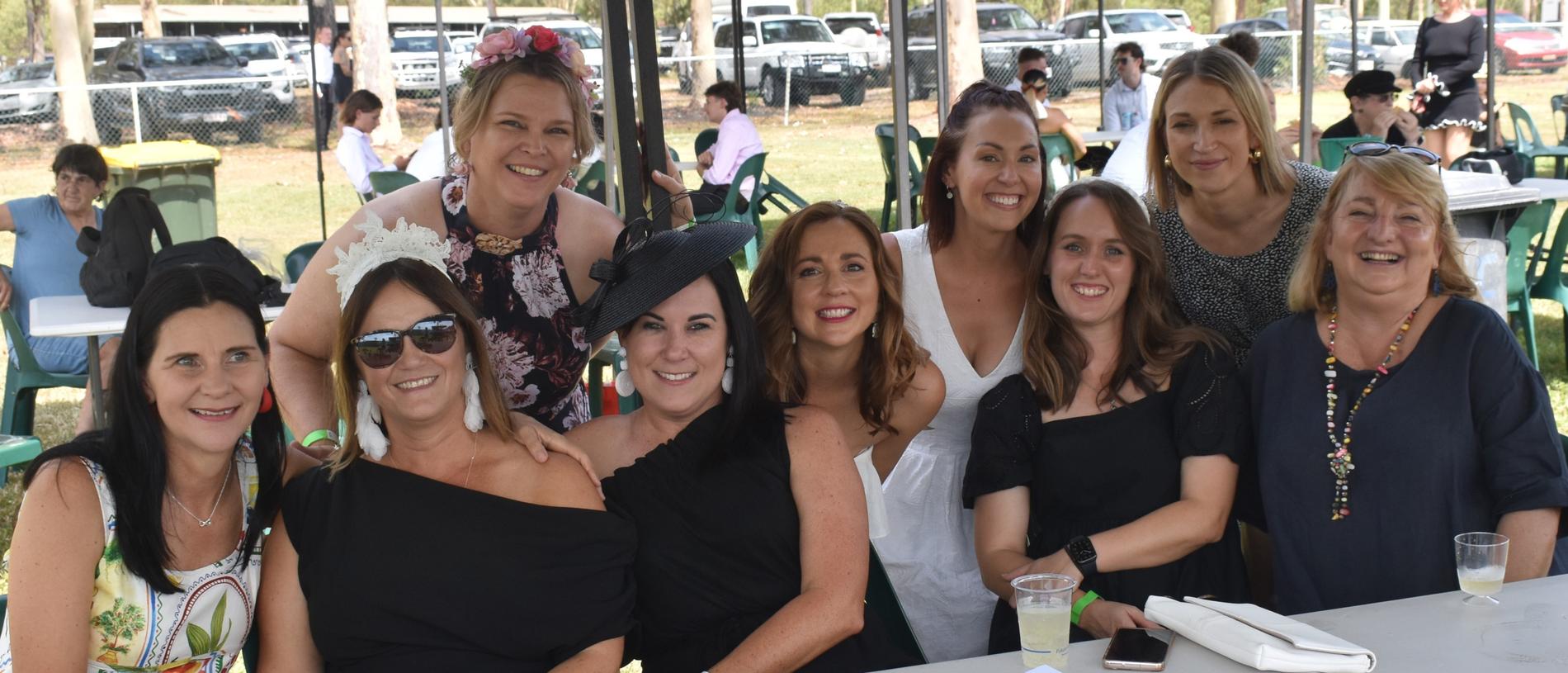 The Yeppoon gals at the Yeppoon Turf Club's Derby Day races at Keppel Park Racecourse on November 2, 2024.