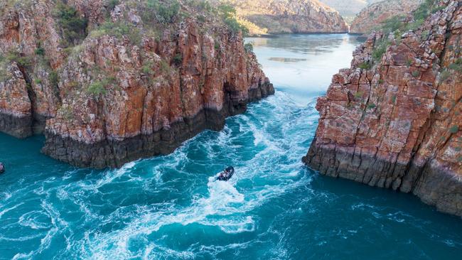 Horizontal Falls in the Kimberley.