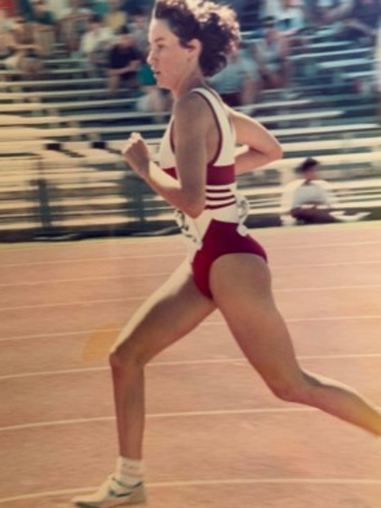 Theresa "Marty'' Stolberg during her athletics career.