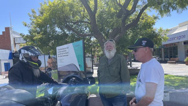 Mildura motorcyclist Andrew said the new speed limit wasn't too much of a hassle. Picture: Stuart Kavanagh