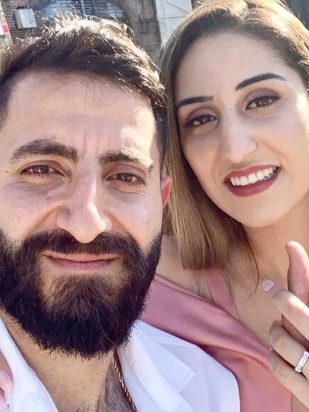 Aude Alaskar with his wife Yasmin.