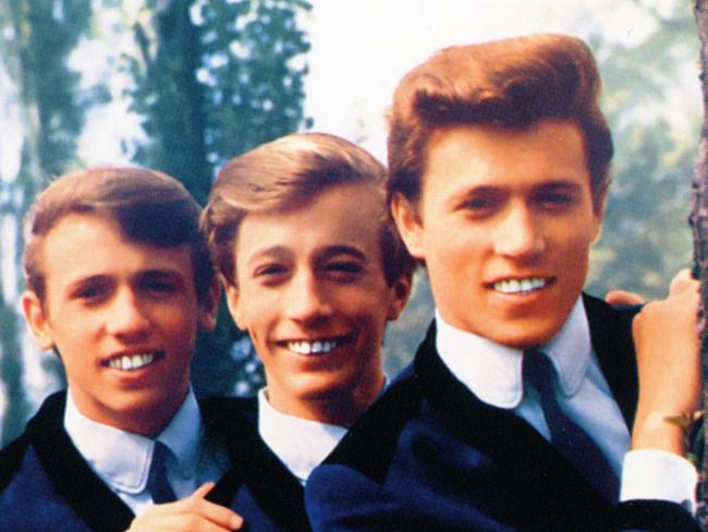 A 1960s album cover photo of the Bee Gees. Picture: supplied