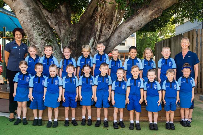 St John's Catholic Primary School 2022 Prep class. Back Row: Arlee, Xavi, Ella, Ruben, Max, Emilia, James, Abigail, Louis; front row: Layla, Cooper, Thea, Cooper, Hazel, Henry, Isabelle, Hartley, Imogen, Corey, Chloe, Mrs Carmel Scriha, Mrs Natasha Freeman. Picture: Michaela Harlow MKY2022PREP