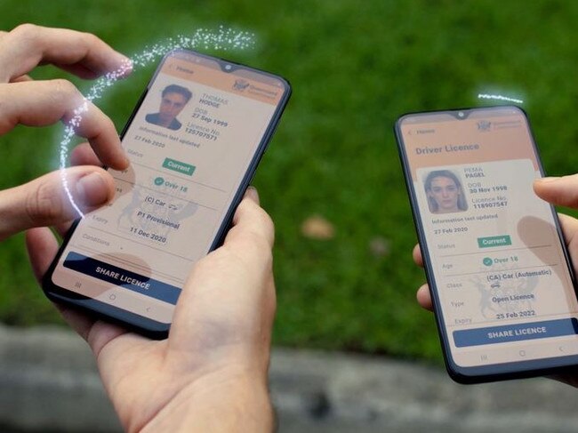 Queensland introduces digital drivers licence. Picture: Supplied