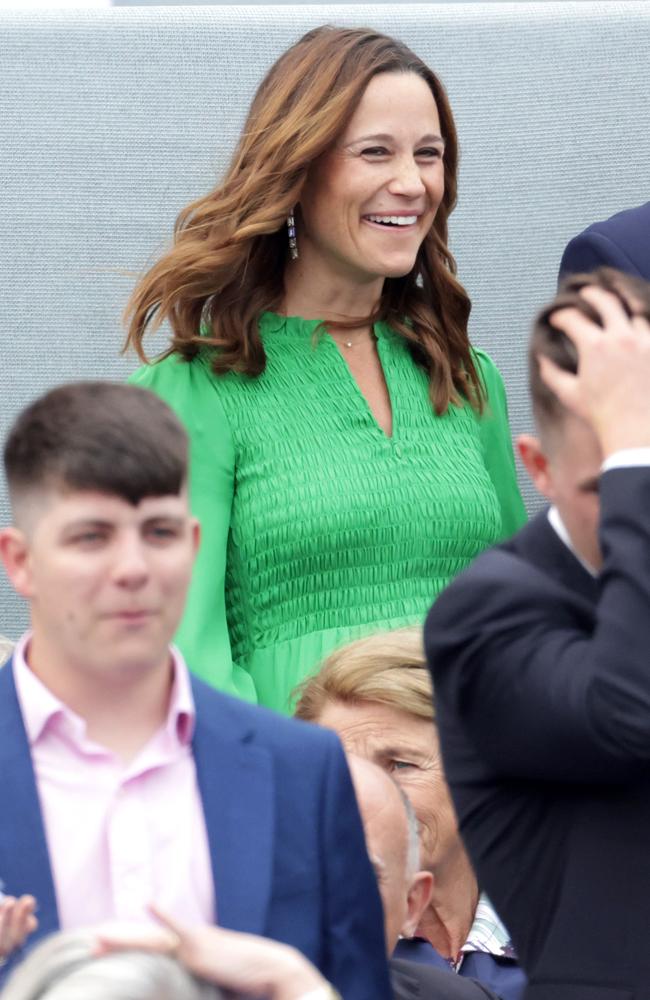 Glowing! Pippa Middleton joined the Queen’s celebrations. Picture: Getty Images