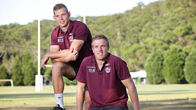 Tom Trbojevic (L) will look to link up with brother Jake in the midfield. Picture: Adam Yip