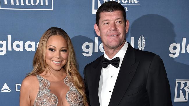 If footage from Mariah Carey’s upcoming reality show is anything to go by, she and James Packer were madly in love. Picture: Dimitrios Kambouris/Getty Images for GLAAD