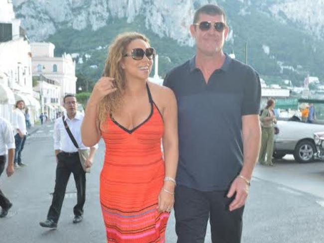 New love ... Packer and Carey. Photo: Supplied