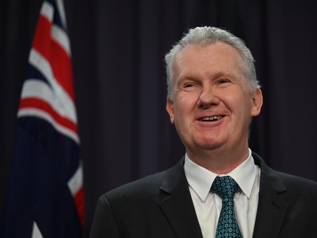 Minister for Workplace Relations Tony Burke announced administrators will be appointed. Picture: NewsWire / Martin Ollman