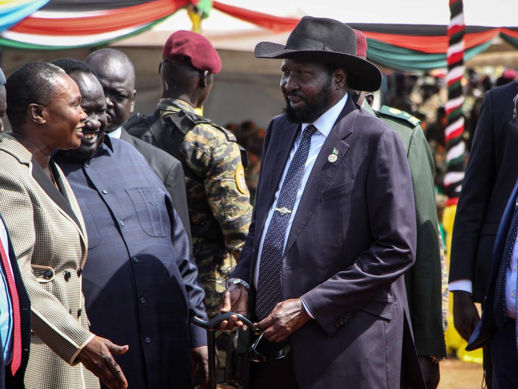 President Salva Kiir has been plagued by rumours he is unwell. Picture: Samir BOL/AFP