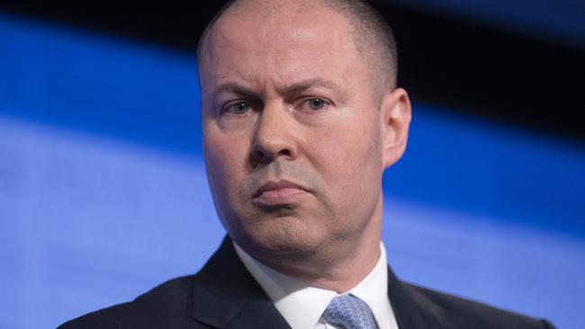 Treasurer Josh Frydenberg has set the country on the path to deficits stretching every year into the future as far as the fiscal eye can see. Picture: Gary Ramage