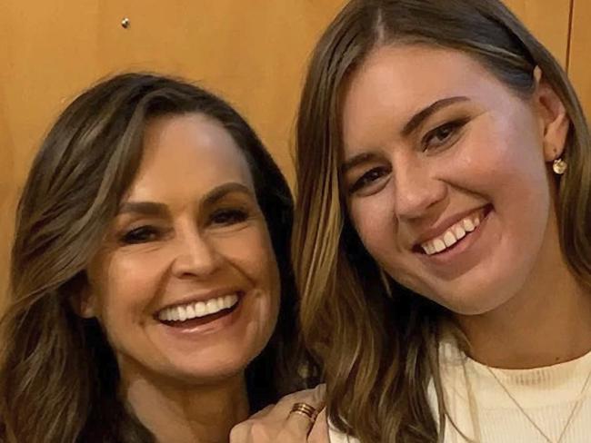 An undated social media image of Lisa Wilkinson and Brittany Higgins.