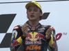 HOHENSTEIN-ERNSTTHAL, GERMANY - JULY 13: Jack Miller of Australia and Red Bull KTM Ajo celebrate the victory on the podium at the end of the Moto3 race during the MotoGp of Germany - Race at Sachsenring Circuit on July 13, 2014 in Hohenstein-Ernstthal, Germany. (Photo by Mirco Lazzari gp/Getty Images)