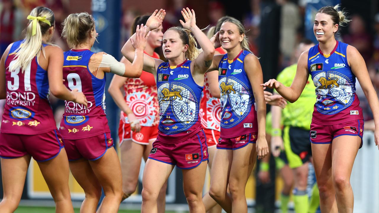 Belle Dawes of the Lions. Picture: Chris Hyde/Getty Images