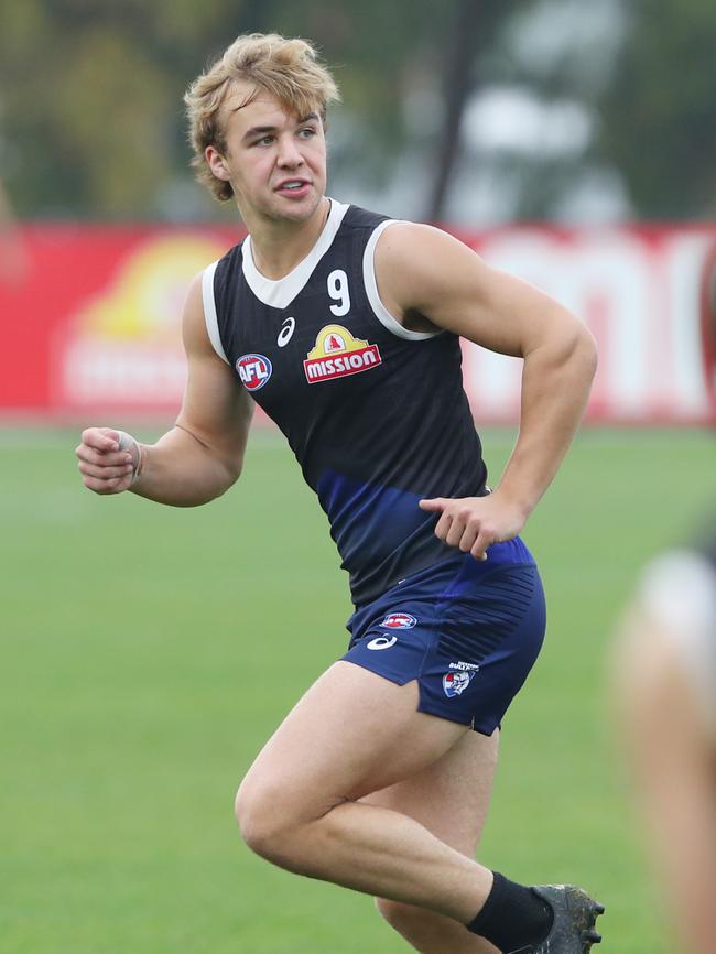 Ryley Sanders has averaged 63 SuperCoach points in 14 senior games this year. Picture: David Crosling